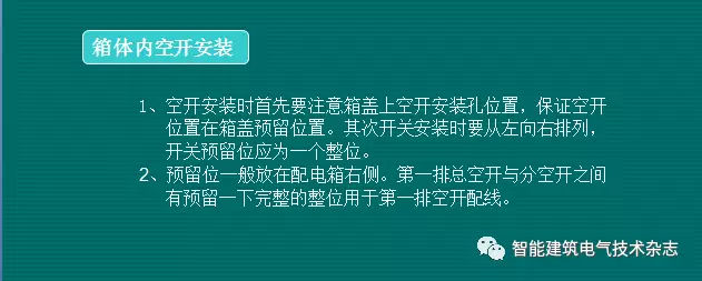 必須收集！配電箱內部布線要求